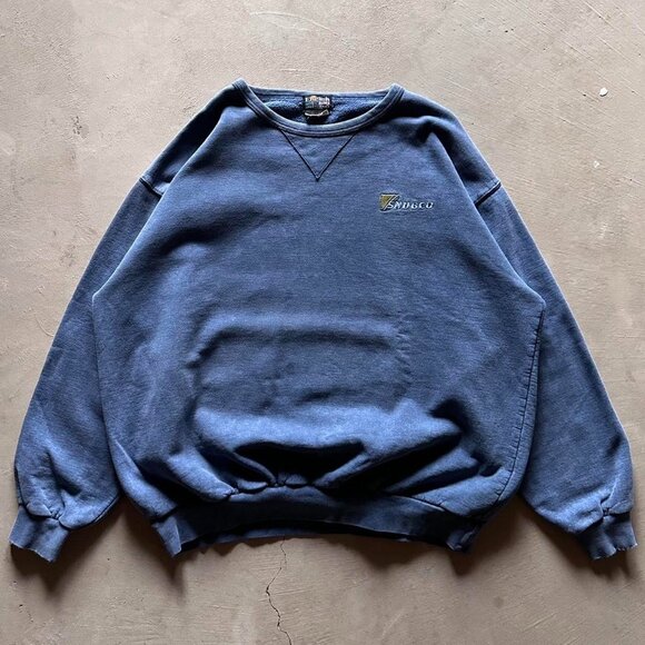 Vintage Other - vintage english bay blue boxy sweatshirt